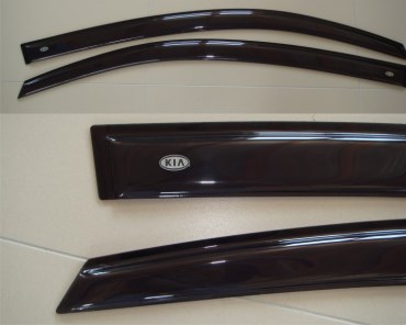 Дефлекторы двери KIA Ceed 2006-2012 комплект 2 двери купе
