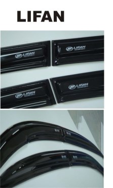 Дефлекторы двери Lifan Solano Mugen Style 4 двери сам.